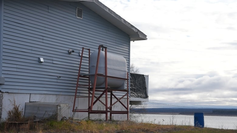 a home with a oil tank