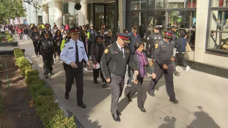 Toronto Mayor Olivia Chow and the Chief of Police Myron Demkiw joined faith leaders of the Canadian Black Clergies and Allies to participate in the second annual prayer walk.