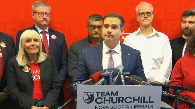 Liberal Leader Zach Churchill says the party has filed a complaint with the province's chief electoral officer over a 21-page brochure the PC have mailed out to Nova Scotians.