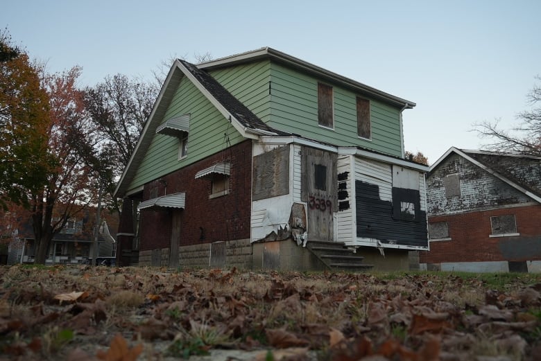 An abandoned home in Windsor. 