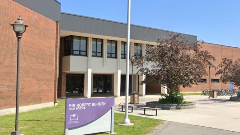 Sir Robert Borden High School on Greenbank Road in Ottawa.