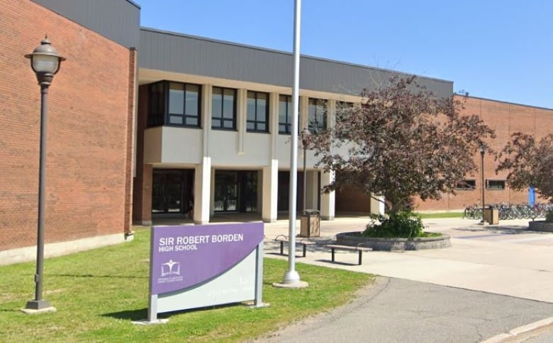 Sir Robert Borden High School on Greenbank Road in Ottawa.