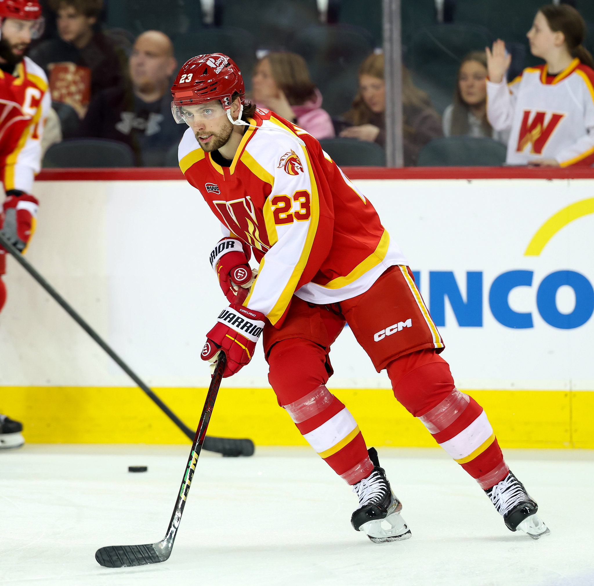From Stockton to Calgary: Justin Kirkland's Journey Through Two AHL Cities
