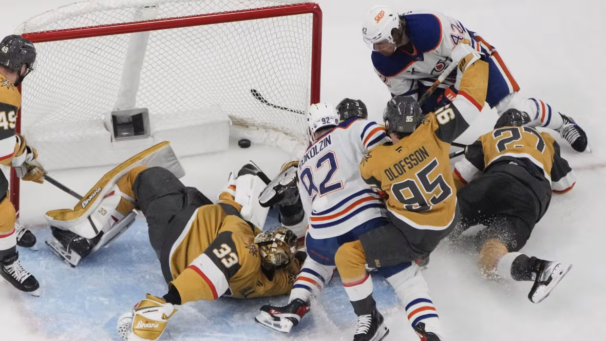 Oilers Edge Golden Knights 4-3 in Overtime Thriller at Vegas